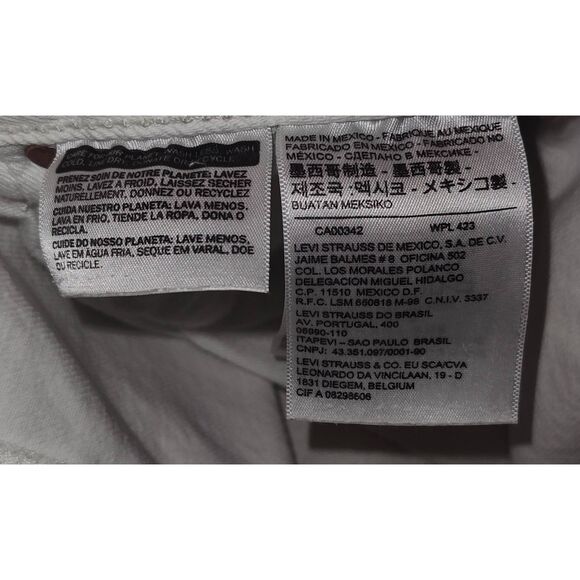 Levi's 501 (31 x 32) White button fly Red tag - Picture 9 of 14
